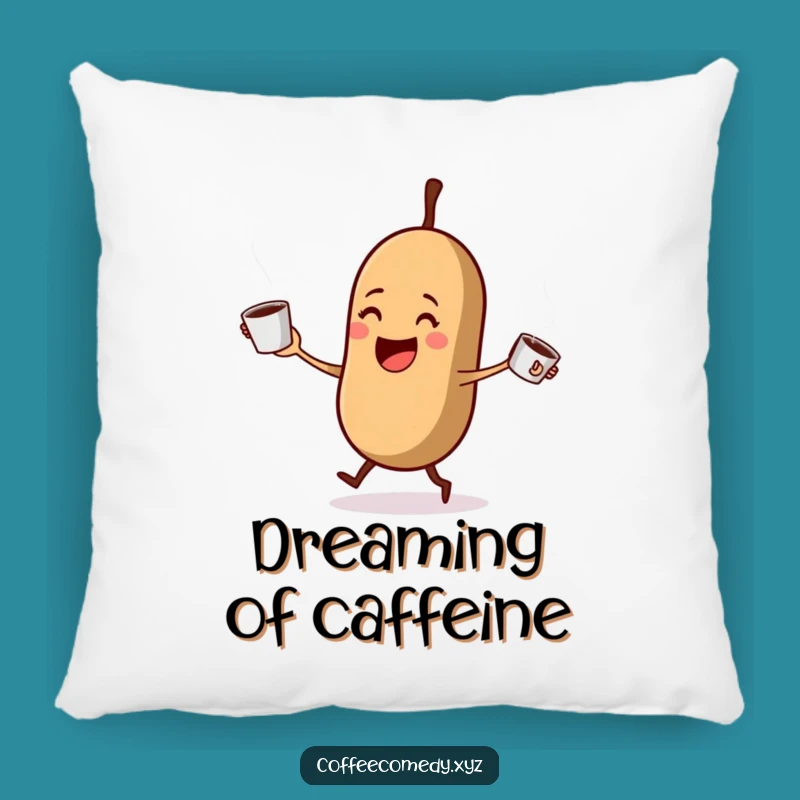 Funny Coffee Bean Pillow: Cozy Caffeine, A Whimsical Funny Gift for Coffee Nooks!