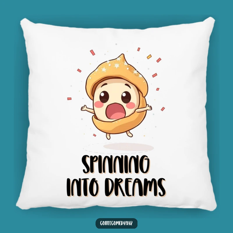 Funny Pastry Pillow: Sweet Dreams, A Whimsical Funny Gift for Cozy Corners!