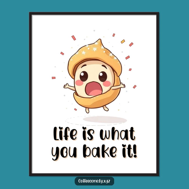Free Printable Pastry Wall Art - Spinning Funny Downloadable Decor