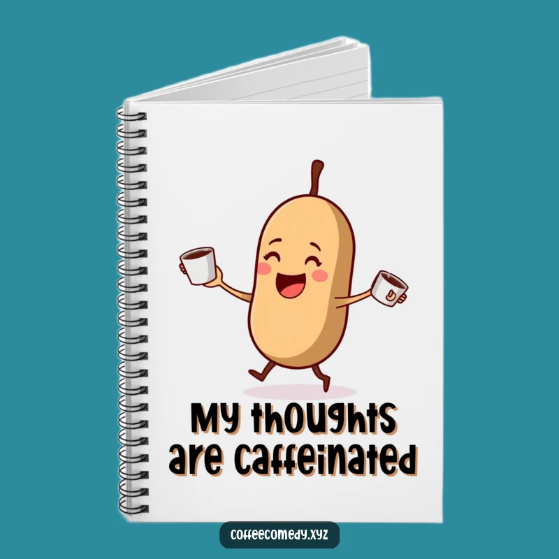 Funny Coffee Bean Notebook: Brew Your Ideas, A Clever Funny Gift for Note-Takers!
