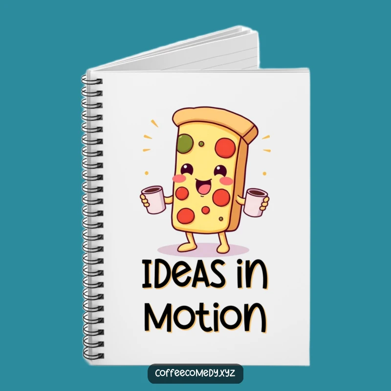 Funny Kawaii Pizza Notebook: Playful Notes, Perfect Recipe Gift!