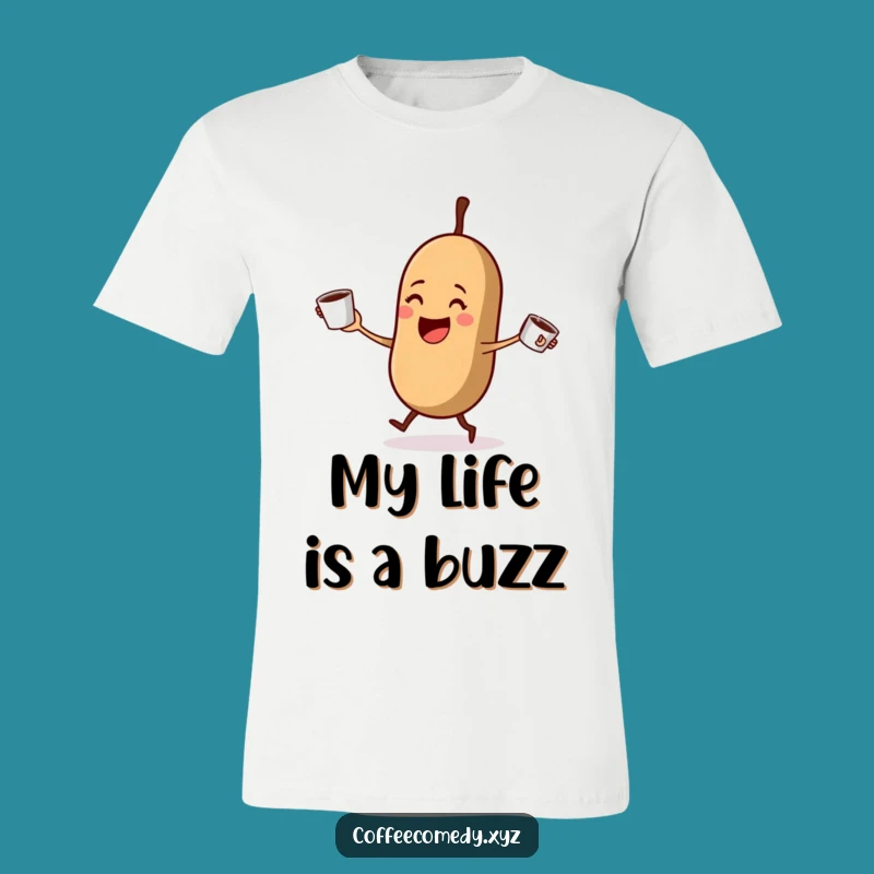 Funny Coffee Bean T-Shirt: Juggler Design, The Ultimate Funny Gift for Baristas!
